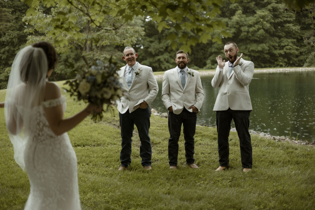 Callies first look with her dad and brothers
