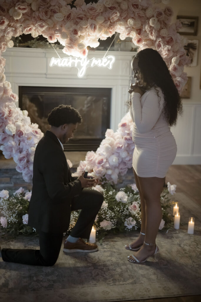 Chris takes a knee and asks for Kikis hand in marriage